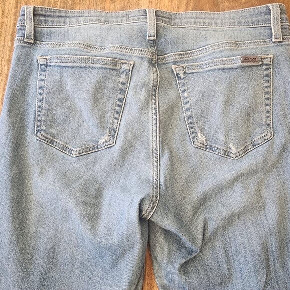Joe's Jeans Womens 28 Light Blue Distressed Ripped Skinny Stretch Denim Ripon - Picture 7 of 10